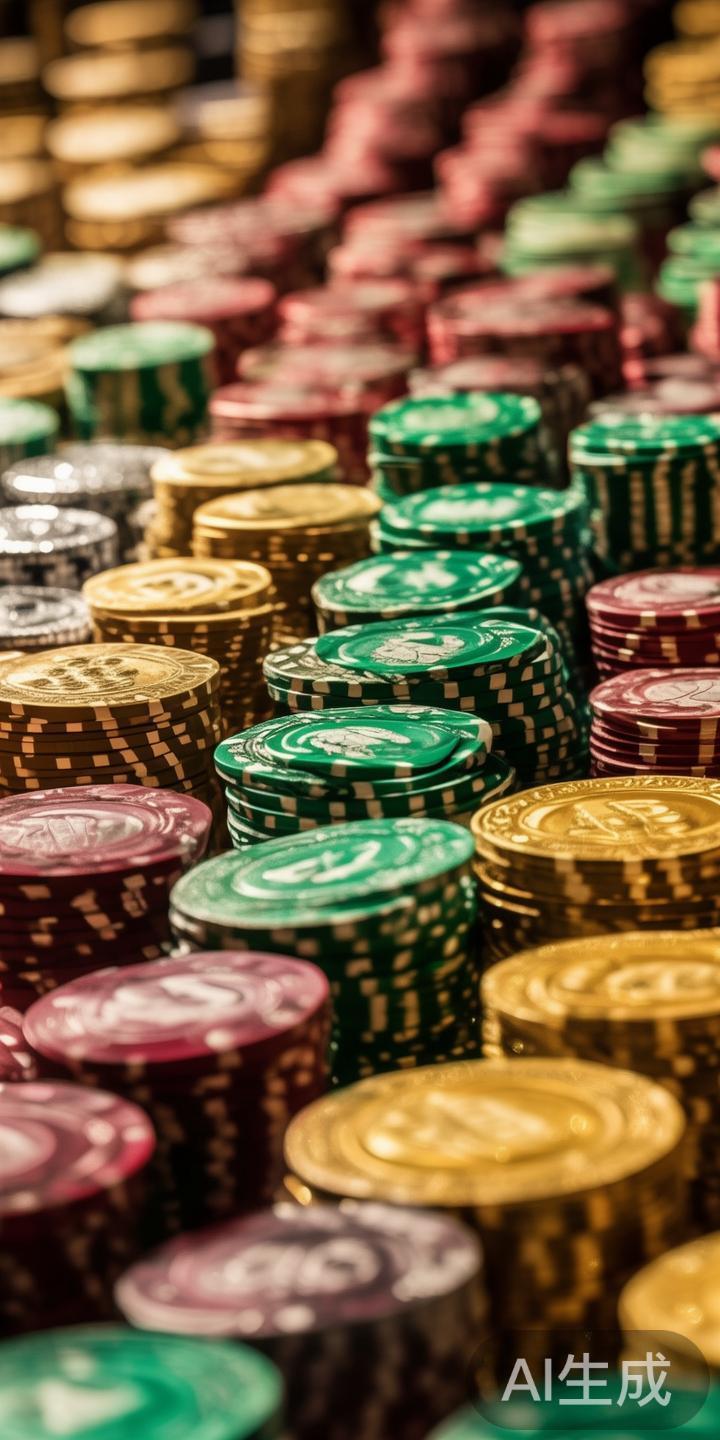 在澳门金沙赌场，筹码被设计成具有多样化的面值以满足